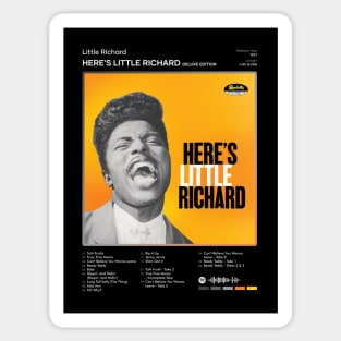 Little Richard - Here's Little Richard Tracklist Album Sticker